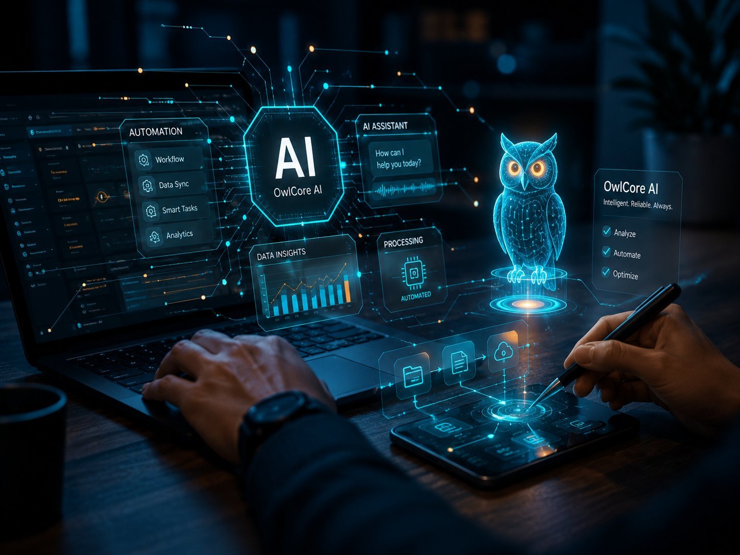 OwlCore AI unified dashboard
